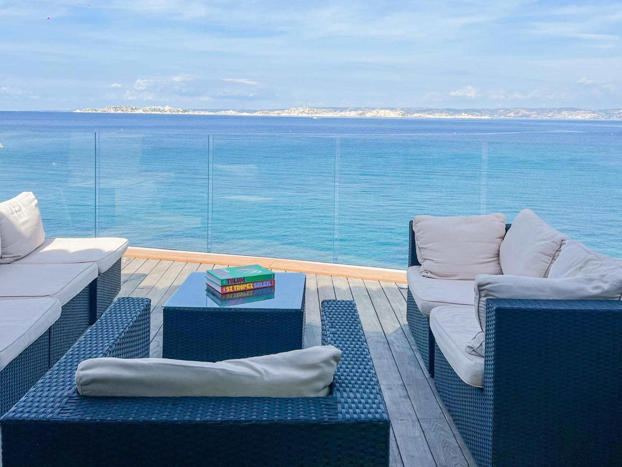 Villa Luxe Vue Mer Panoramique - Sauna-Hamam - Jacuzzi Marselha Exterior foto
